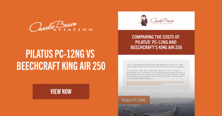 CBA Pilatus’ PC-12NG vc Beechcraft’s King Air 250-02
